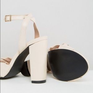ASOS | Shoes | Asos Nude Twist Front Heels | Poshmark